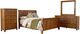 Liberty Furniture Grandpas Cabin 4-Piece Aged Oak California King Sleigh Bedroom Set-0