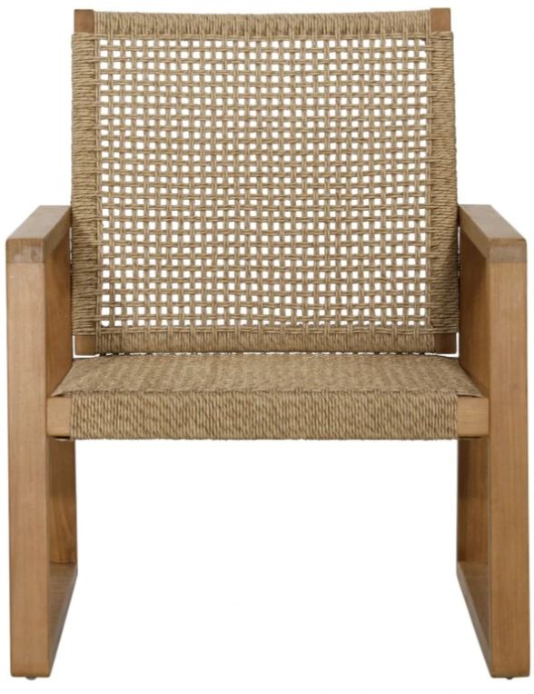 Dovetail Furniture Fay Natural Teak Outdoor Occasional Chair -2