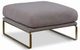 Century® Windsor Smith Chair Zephyr Gray Ottoman-0