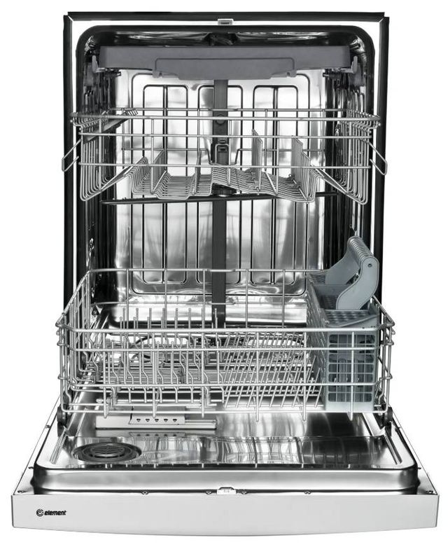 Element® 24" White Front Control Built In Dishwasher -1