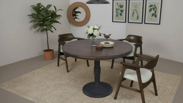 Nest Home Collections Sadie Java 42" Round Dining Table-1