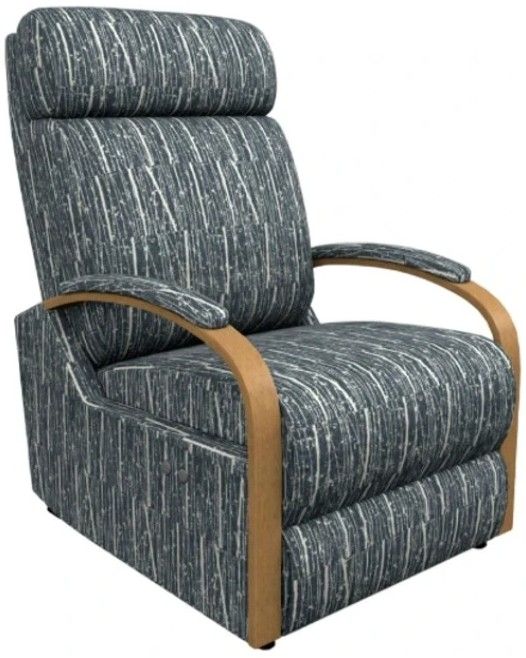 Best® Home Furnishings Customizable Kinetix Power Rocker Recliner with Honey Birch Legs-0