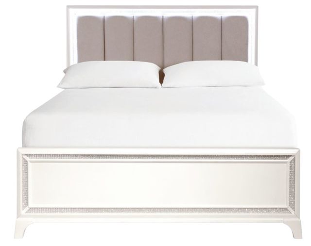 Steve Silver Co. Cassie 4-Piece Pearl King Panel Bedroom Set-1