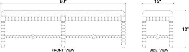 Bramble Customizable Cholet Medium Bench-1