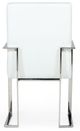 VIG Furniture Modrest Fowler Stainless Steel/White Dining Armchair-3