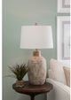Bassett Mirror Libby Cream Antique Wash Table Lamp-2