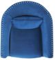 Elements International Stanton Royale Cobalt Swivel Chair-3