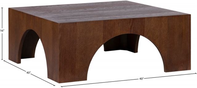 Meridian Furniture Arch Brown Coffee Table-2