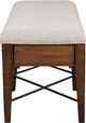 Magnussen Home® Bay Creek Baja Fog/Toasted Nutmeg Upholstered Bench-4