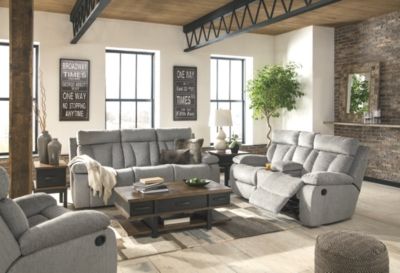 Signature Design by Ashley® Mitchiner Fog Rocker Recliner-3