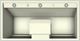 Vent-A-Hood® 42" Biscuit Under Cabinet Hood-1