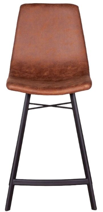 Home Trends & Design Sam Black/Trapper Brown Counter Chair-1