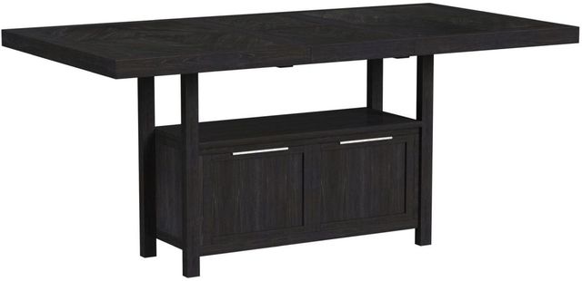 Elements International Transcend 5-Piece Charcoal Counter Dining Set-2