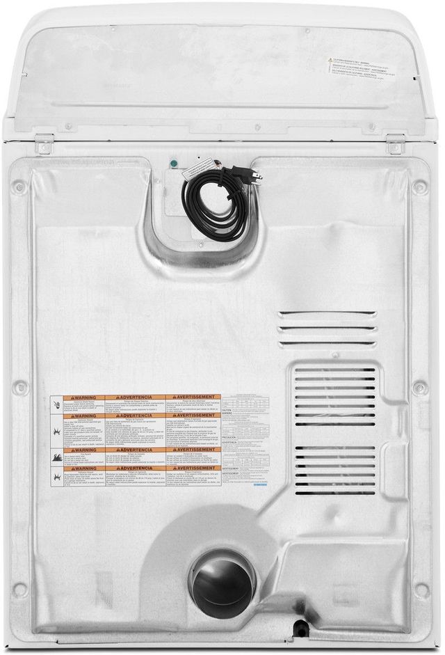 Amana® 6.5 Cu. Ft. White Front Load Gas Dryer-4
