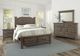 Vaughan-Bassett Sawmill Saddle Gray King Arch Storage Bed-4