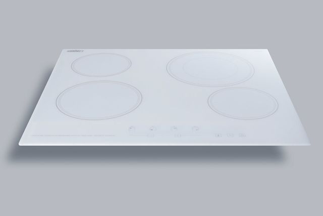 Summit® 24" White Electric Cooktop-3