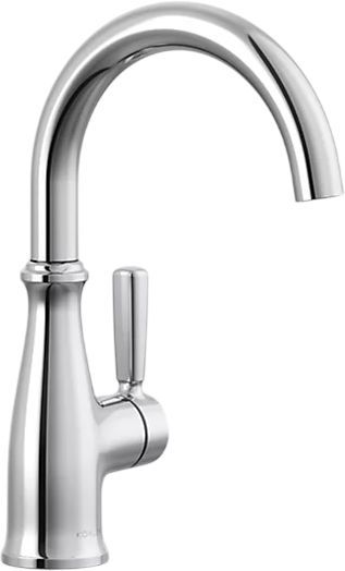 KOHLER® Polished Chrome Traditional Beverage Faucet-0
