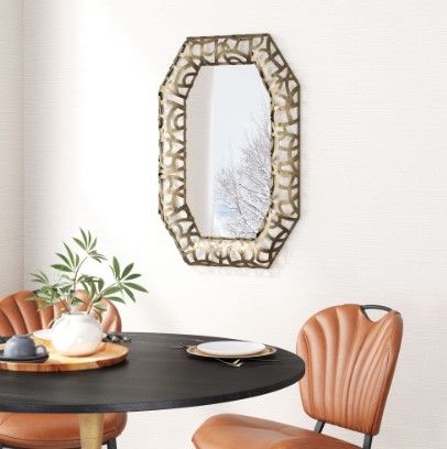 Zuo® Modern Kin Antique Gold Mirror-3