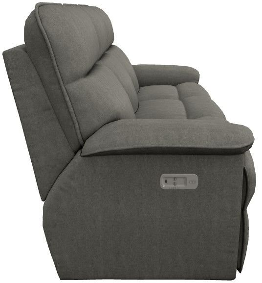 La-Z-Boy® Jay Flannel Power Reclining Sofa with Headrest-2