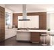 Best® Ispira 36" Stainless Steel Brushed Gray Glass Island Range Hood-1