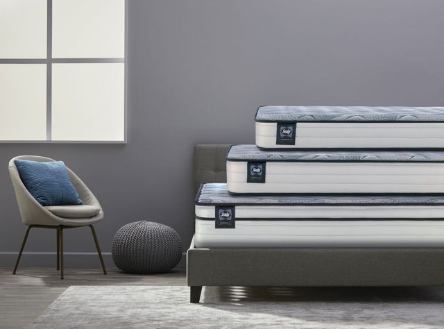 Grand matelas de 8 po en mousse mi-ferme à plateau régulier Alfie Essentials de Sealy®-6