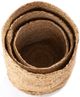 Giftcraft 3-Piece Natural Round Basket Set-1