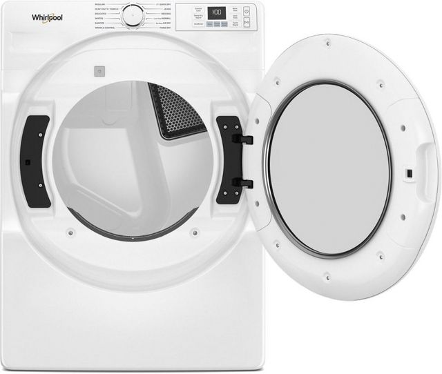 Whirlpool® 7.4 Cu. Ft. White Front Load Electric Dryer-5