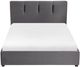 Mazin Furniture Aitana Graphite King Platform Bed-1