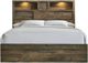 Elements International Bailey Music Walnut Full Bed-1