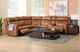 Flexsteel® Wyatt 6-Piece Canyon Power Reclining Sectional with Power Headrest and Lumbar-1