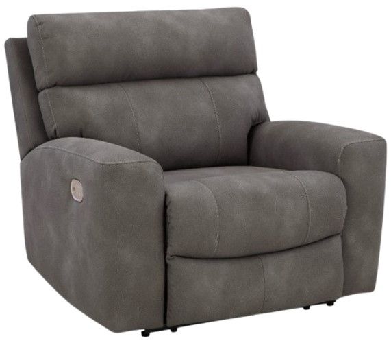 Signature Design by Ashley® Next-Gen DuraPella Slate Power Recliner with Adjustable Headrest-0