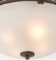 YHD Sequoia Alabaster/Dark Brown 22'' Foyer Pendant-4