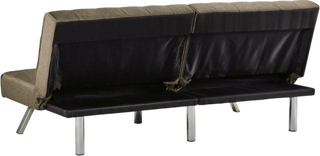 Signature Design by Ashley® Sivley Brown Flip Flop Armless Sofa-4