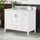 Furniture of America® Arthur White 43" Vanity with Top/Sink-0