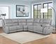 Steve Silver Co. Alexandria 6-Piece Stone L-Shape Power Reclining Sectional-2