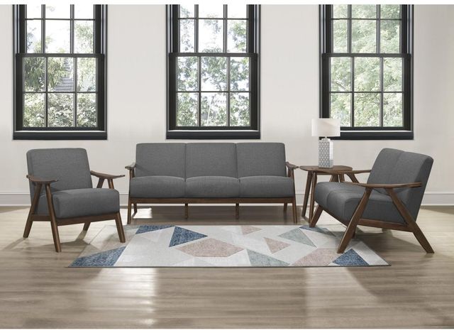 Mazin Furniture Damala Gray Loveseat-2