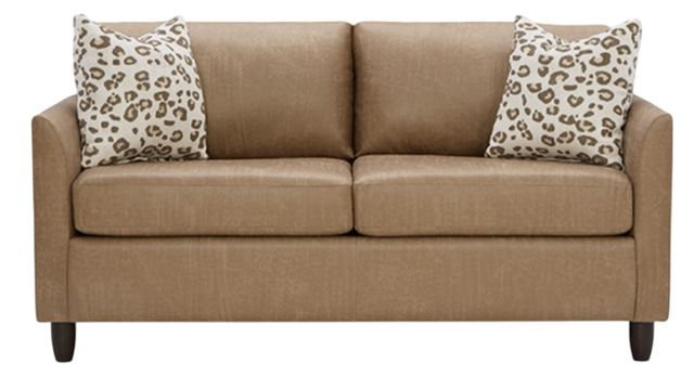 Best® Home Furnishings Customizable Bayment Leather Full Sofa Sleeper with Espresso Legs-1