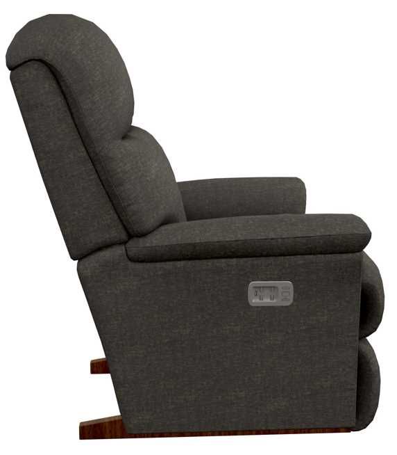 La-Z-Boy® Reed Walnut Power Rocking Recliner with Headrest and Lumbar-2