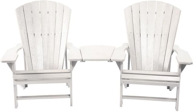 C.R. Plastics White Arm Table-2