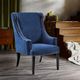 Olliix by Madison Park Blue Marcel High Back Wing Chair-4