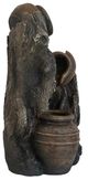 A & B Home Aged Brown 3-Tier Outdoor Decorative Water Fountain-2