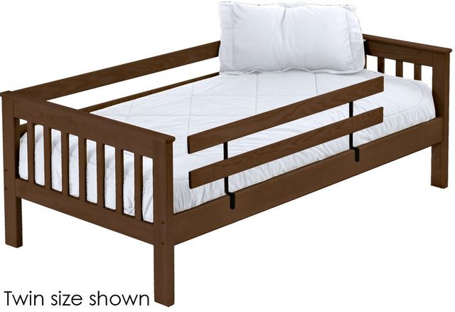 Crate Designs™ Furniture Brindle Twin XL Mission Upper Bunk Bed-0