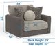 iAmerica Hill Two-Toned Slate Chair 1/2-2