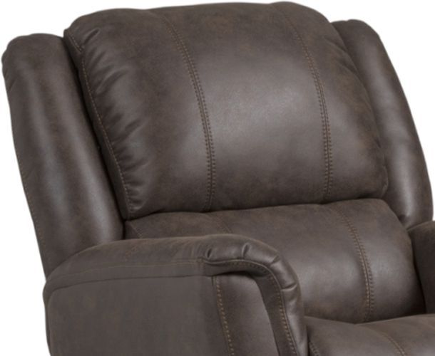 HomeStretch Venus Walnut Manual Swivel Glider Recliner-1