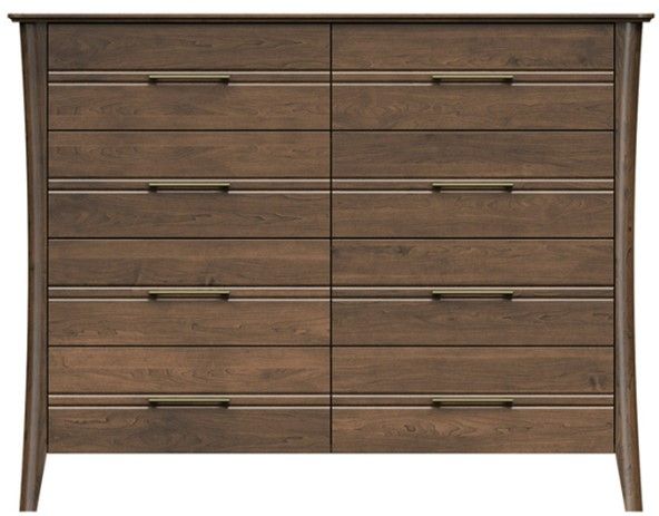 Country View Woodworking Westroom Bedroom Brown Maple 56" Dresser-0