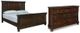 Millennium® by Ashley Porter 2-Piece Rustic Brown California King Panel Bed Set-0
