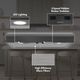 Broan-NuTone® MTR1 Series 30" Black Stainless Steel Under Cabinet Range Hood-4