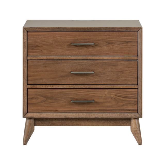 Liberty Furniture Century Modern Satin Walnut Nightstand-0