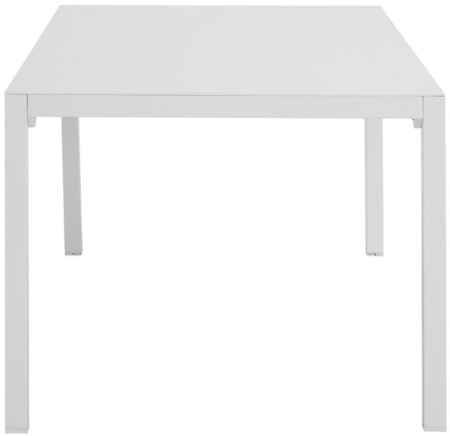 Linon Alora White Aluminum Outdoor Dining Table-3