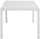 Linon Alora White Aluminum Outdoor Dining Table-3